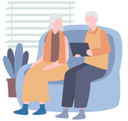 シニア向けwebサービス