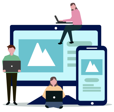 webシステム開発/webサイト制作イメージ